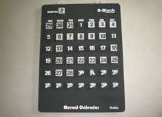 Bブロックカレンダー